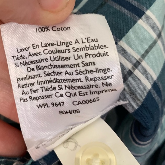 Eddie Bauer Legend Wash Classic LS Plaid
Button Down Shirt Mens XXL - Picture 7 of 9